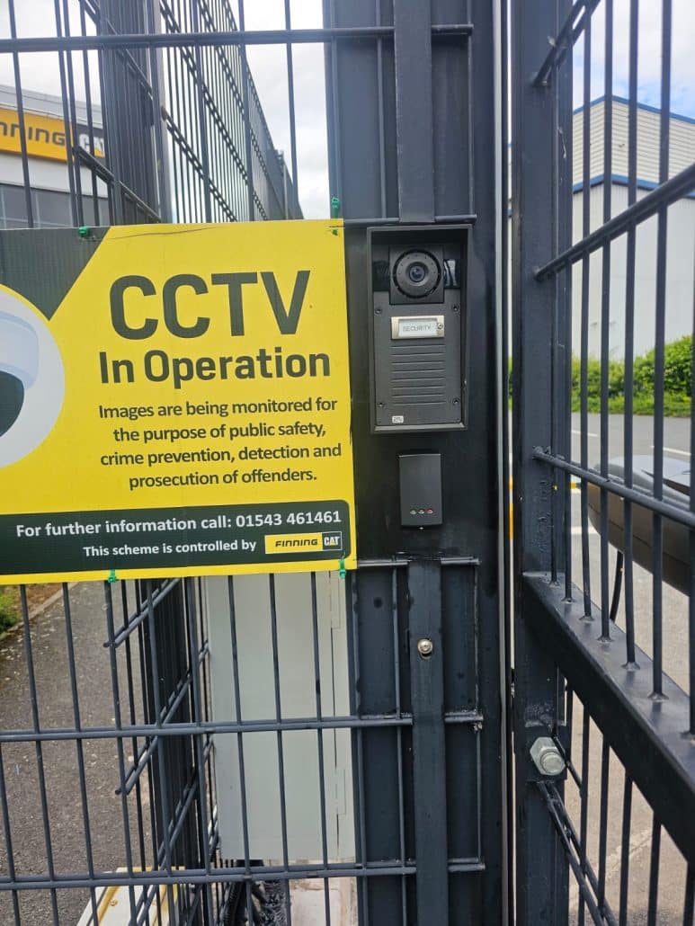 Access control automatic gate - CCTV Camera
