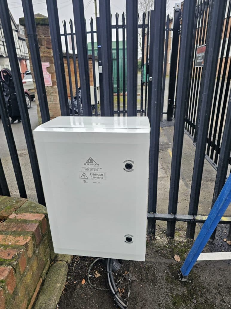 Automatic gate electrical box