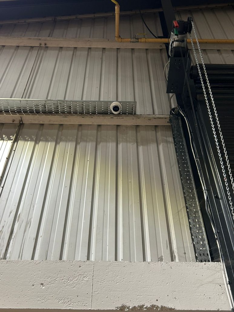 CCTV System inside warehouse building